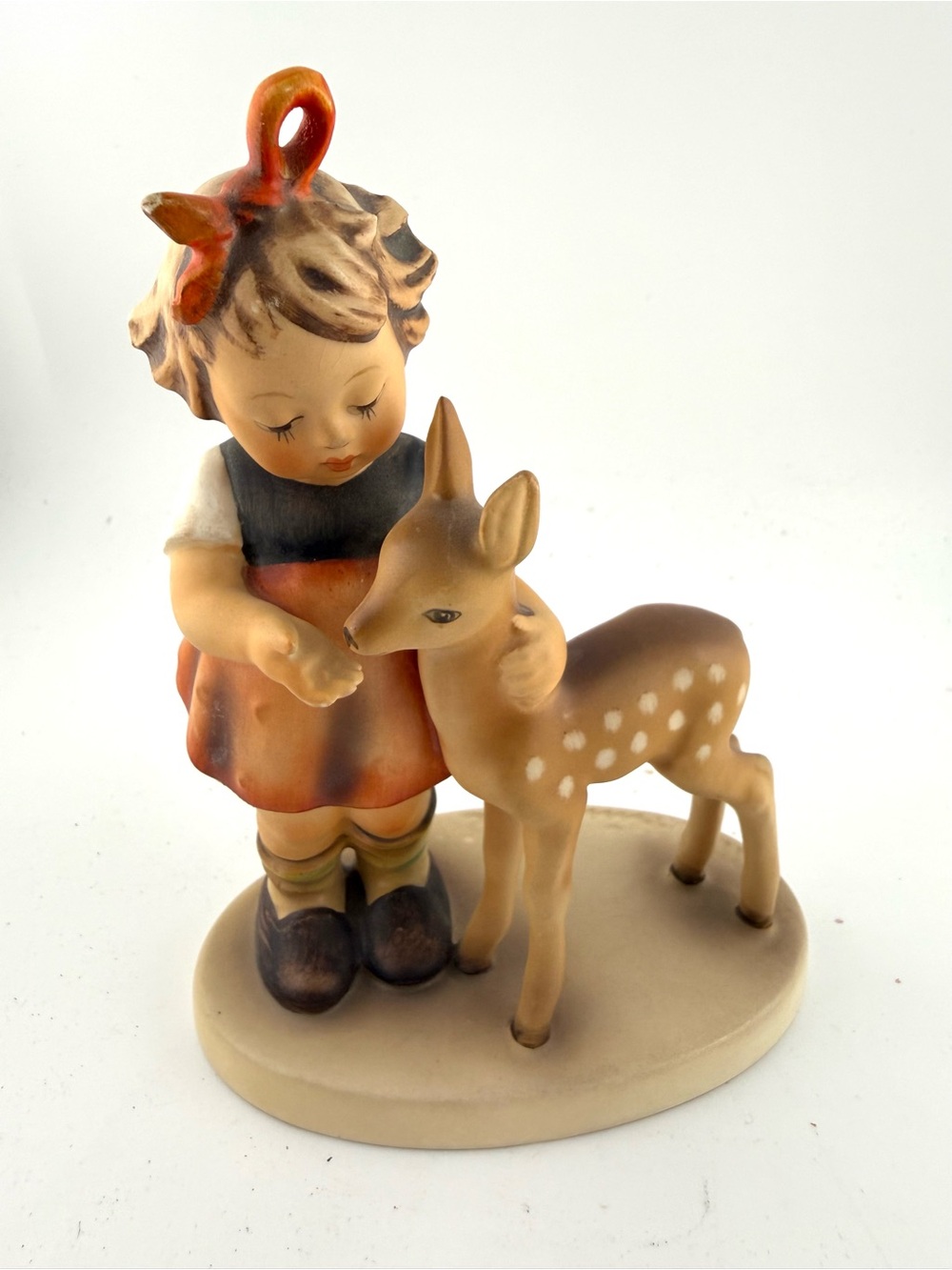 Vintage Goebel Hummel "Friends" Figurine #136/1 | TMK-4 3 Line Mark 1964-1972